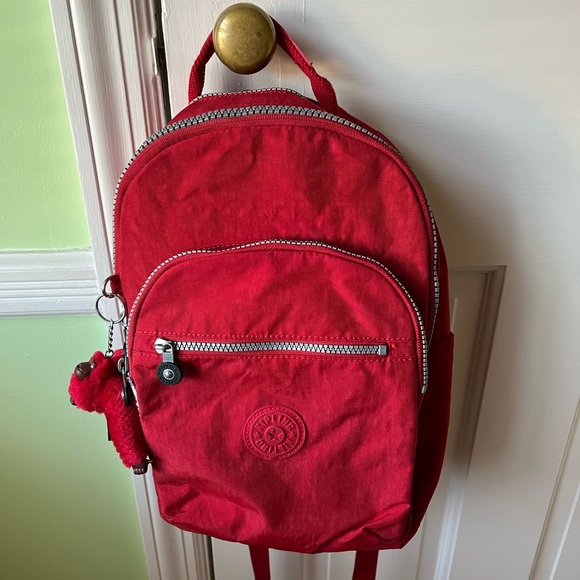 Kipling Bags Kipling Seoul Red Backpack Only Used Once Like New